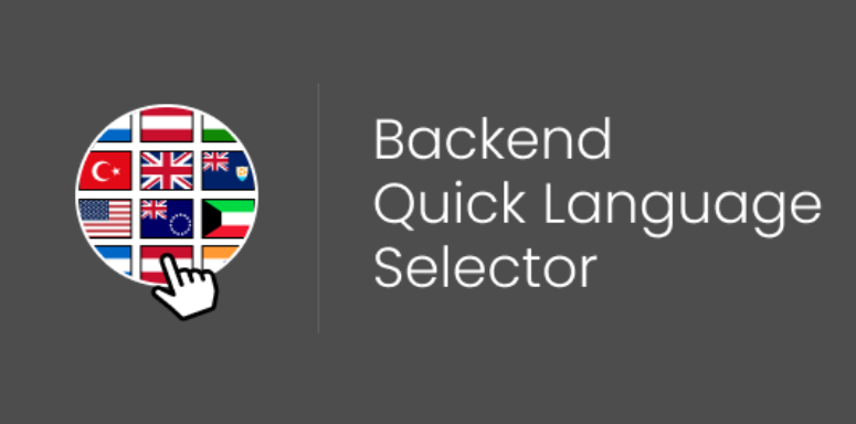 Backend Quick Language Selector