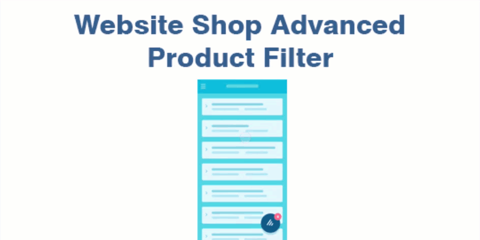 Website Shop Advanced Product Filter in Odoo